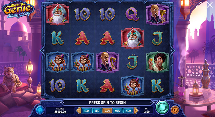 Arabian-style fairy-tale-themed machine