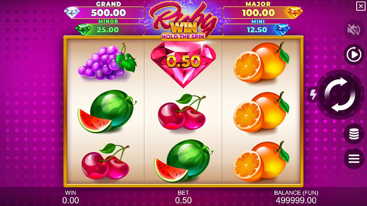 Classic Ruby Win: Hold The Spin