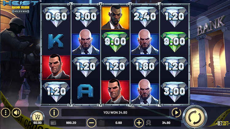 Bonus signs in the slot from Betsoft studio