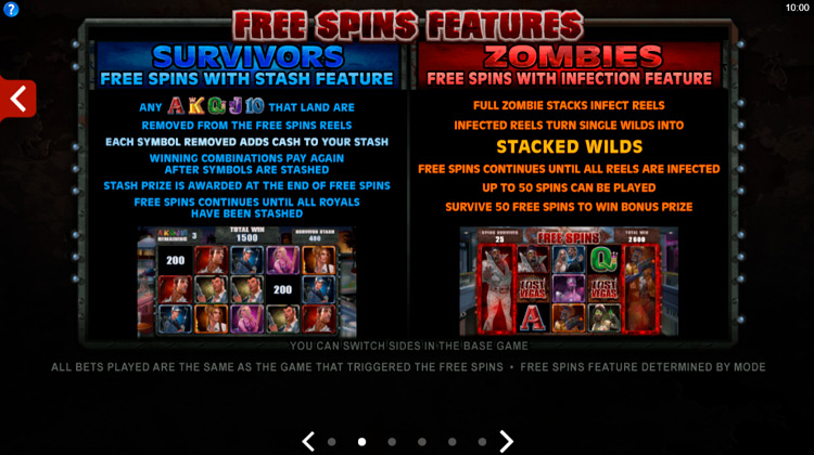 Freespins in Lost Vegas slot