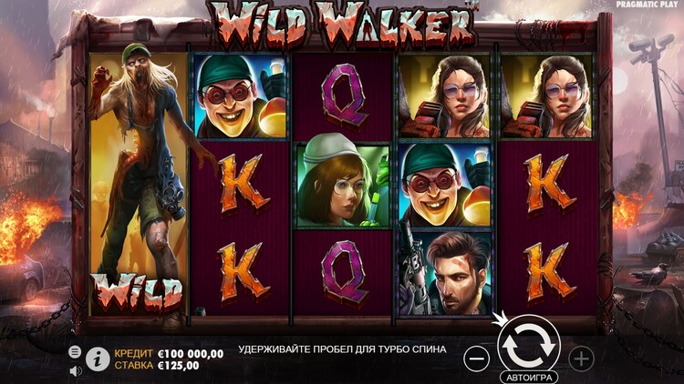 Wild Walker slot splash screen